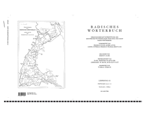 Badisches Wörterbuch / Badisches Wörterbuch. Band V/Lieferung 83 von Streck,  Tobias