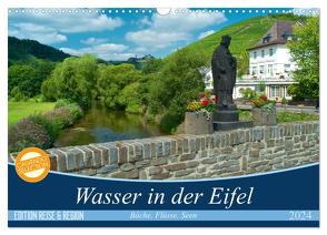 Bäche, Flüsse, Seen – Wasser in der Eifel (Wandkalender 2024 DIN A3 quer), CALVENDO Monatskalender von Mooß,  Ralf