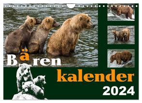 Bärenkalender (Wandkalender 2024 DIN A4 quer), CALVENDO Monatskalender von Steinwald,  Max