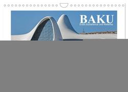 Baku – Erdöl, Sozialismus und Welterbe (Wandkalender 2024 DIN A4 quer), CALVENDO Monatskalender von Hallweger,  Christian