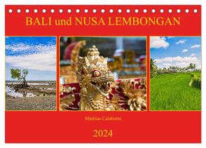 Bali und Nusa Lembongan (Tischkalender 2024 DIN A5 quer), CALVENDO Monatskalender von Calabotta,  Mathias