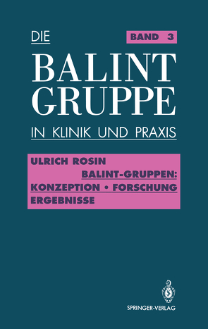 Balint-Gruppen von Körner,  Jürgen, Rosin,  Ulrich