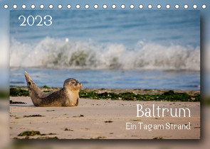 Baltrum – Ein Tag am Strand (Tischkalender 2023 DIN A5 quer) von Heizmann bildkunschd,  Thomas