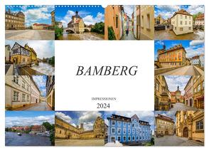 Bamberg Impressionen (Wandkalender 2024 DIN A2 quer), CALVENDO Monatskalender von Meutzner,  Dirk
