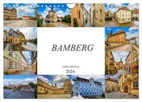 Bamberg Impressionen (Wandkalender 2024 DIN A4 quer), CALVENDO Monatskalender von Meutzner,  Dirk