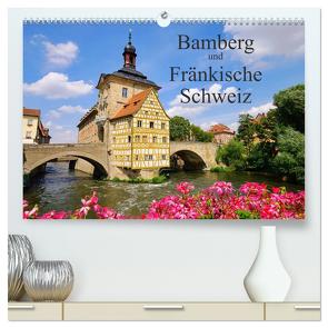 Bamberg und Fränkische Schweiz (hochwertiger Premium Wandkalender 2024 DIN A2 quer), Kunstdruck in Hochglanz von LianeM,  LianeM