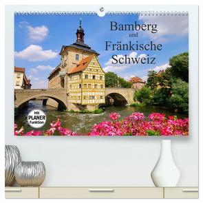 Bamberg und Fränkische Schweiz (hochwertiger Premium Wandkalender 2024 DIN A2 quer), Kunstdruck in Hochglanz von LianeM,  LianeM