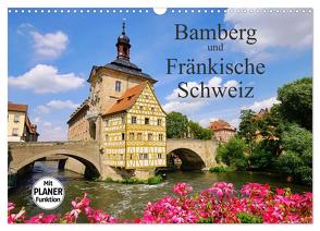 Bamberg und Fränkische Schweiz (Wandkalender 2024 DIN A3 quer), CALVENDO Monatskalender von LianeM,  LianeM