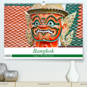 Bangkok – Tempel Wat Phra Kaew (Premium, hochwertiger DIN A2 Wandkalender 2021, Kunstdruck in Hochglanz) von Schwarze,  Nina