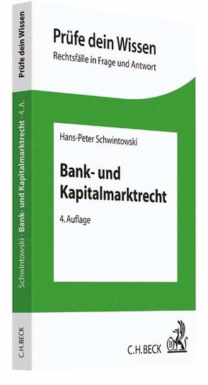 Bank- und Kapitalmarktrecht von Schwintowski,  Hans-Peter