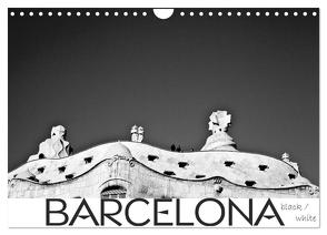 BARCELONA [black/white] (Wandkalender 2024 DIN A4 quer), CALVENDO Monatskalender von photography [Daniel Slusarcik],  D.S