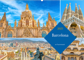 Barcelona – ein Traumreiseziel (Wandkalender 2023 DIN A2 quer) von Schwarze,  Nina