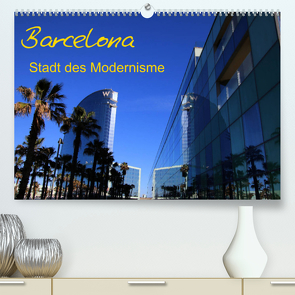 Barcelona – Stadt des Modernisme (Premium, hochwertiger DIN A2 Wandkalender 2023, Kunstdruck in Hochglanz) von Frank,  Matthias