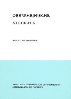 Barock am Oberrhein von Press,  Volker, Reinhard,  Eugen, Schwarzmaier,  Hansmartin