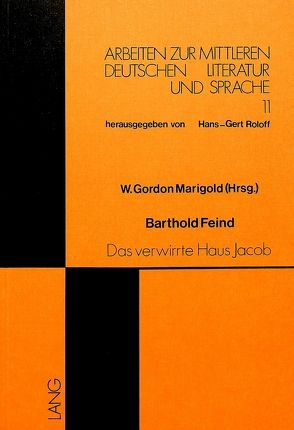 Barthold Feind: Das verwirrte Haus Jacob