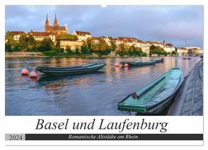 Basel und Laufenburg – Romantische Altstädte am Rhein (Wandkalender 2024 DIN A2 quer), CALVENDO Monatskalender von Schaenzer,  Sandra