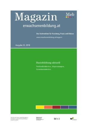 Basisbildung aktuell. Verbindlichkeiten, Abgrenzungen, Gemeinsamkeiten von Muckenhuber,  Sonja, Schindler,  Julia