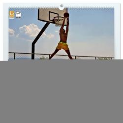 Basketball Action (hochwertiger Premium Wandkalender 2024 DIN A2 quer), Kunstdruck in Hochglanz von Robert,  Boris