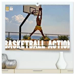 Basketball Action (hochwertiger Premium Wandkalender 2024 DIN A2 quer), Kunstdruck in Hochglanz von Robert,  Boris