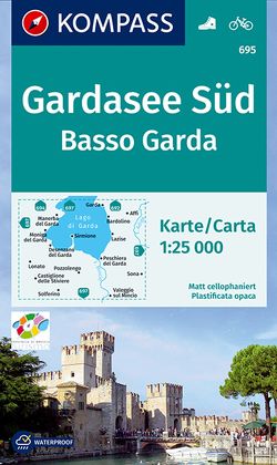 KOMPASS Wanderkarte Gardasee Süd, Basso Garda von KOMPASS-Karten GmbH