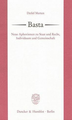 Basta. von Merten,  Detlef