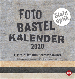 Bastelkalender Natur Steinoptik Kalender 2020 von Heye