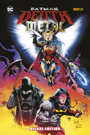 Batman: Death Metal (Deluxe Edition) von Barrows,  Eddy, Capullo,  Greg, Daniel,  Tony S., Heiss,  Christian, Kruhm,  Ralph, Lemire,  Jeff, Manapul,  Francis, Snyder,  Scott, Tomasi,  Peter, Tynion IV,  James, u.a., Williamson,  Joshua