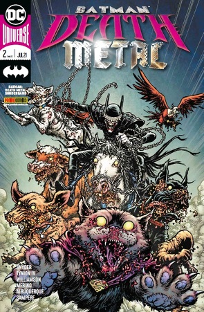 Batman: Death Metal Sonderband von Cloonan,  Becky, Greene,  Sanford, Hill,  Bryan, Humphries,  Sam, Kirkham,  Taylor, Kruhm,  Ralph, Merino,  Jesus, Morales,  Rages, Oswalt,  Patton, Sienkiewicz,  Bill, Tieri,  Frank, Tynion IV,  James, u.a., Virella,  Nick