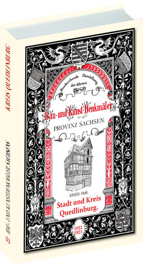 Bau- und Kunstdenkmäler Stadt und Kreis QUEDLINBURG 1922-1923 von Brinkmann,  Prof. Dr. Adolf