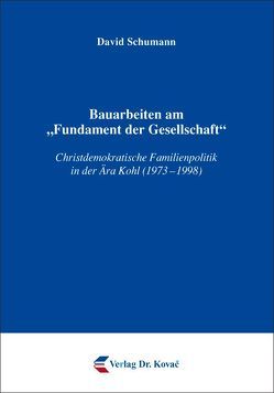 Bauarbeiten am „Fundament der Gesellschaft“ von Schumann,  David