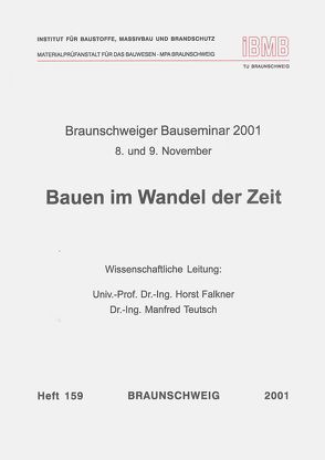 Bauen im Wandel der Zeit von Falkner,  Horst