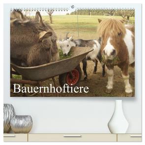 Bauernhoftiere (hochwertiger Premium Wandkalender 2024 DIN A2 quer), Kunstdruck in Hochglanz von Gsödl,  Michael