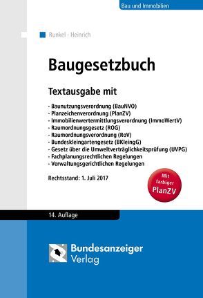 Baugesetzbuch von Heinrich,  Roxana, Runkel,  Peter