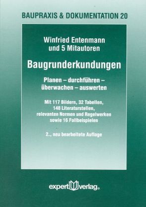 Baugrunderkundungen von Entenmann,  Winfried