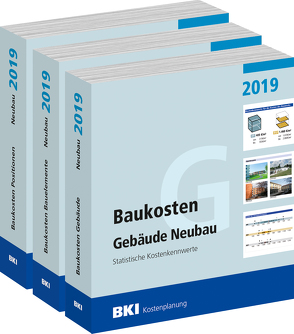 Baukosten Gebäude + Bauelemente + Positionen Neubau 2019