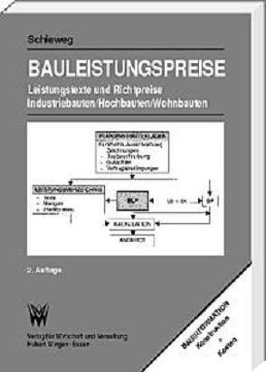 Bauleistungspreise von Schieweg,  Günter