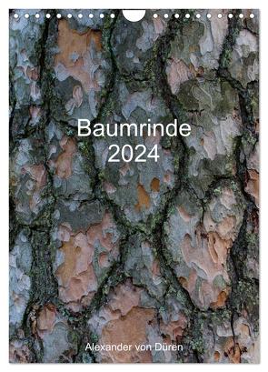 Baumrinde 2024 (Wandkalender 2024 DIN A4 hoch), CALVENDO Monatskalender von von Düren,  Alexander