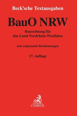 Bauordnung für das Land Nordrhein-Westfalen von Rehborn,  Helmut