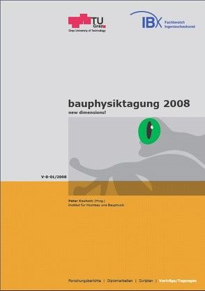 Bauphysiktagung 2008 von Kautsch,  Peter