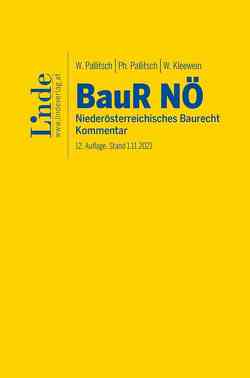 BauR NÖ | Niederösterreichisches Baurecht von Kleewein,  Wolfgang, Pallitsch,  Philipp, Pallitsch,  Wolfgang