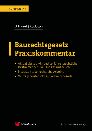 Baurechtsgesetz von Rudolph,  Andreas, Urbanek,  Sigrid