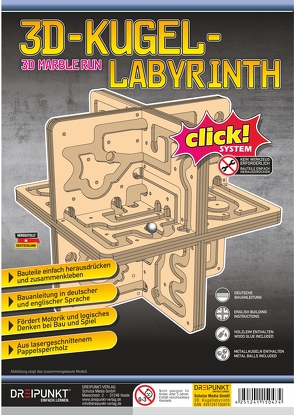 Bausatz 3D-Kugellabyrinth von Schulze Media GmbH