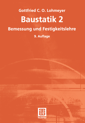 Baustatik 2 von Lohmeyer,  Gottfried C O