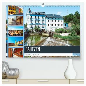 Bautzen Die Altstadt (hochwertiger Premium Wandkalender 2024 DIN A2 quer), Kunstdruck in Hochglanz von Meutzner,  Dirk