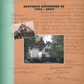 Bauverein Rüstringen EG 1903-2003 von Graul,  Jens, Menzel,  Frank