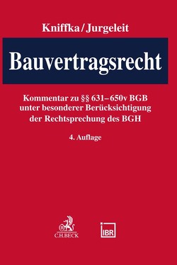 Bauvertragsrecht von Bruinier,  Stefan, Jurgeleit,  Andreas, Kniffka,  Rolf, Krause-Allenstein,  Florian, Manteufel,  Thomas, Pause,  Hans-Egon, Retzlaff,  Björn, Rintelen,  Claus von, Schmitz,  Claus, Stretz,  Anna, Vogel,  Achim Olrik, Zahn,  Alexander