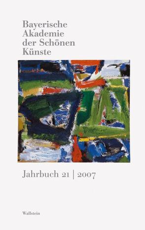 Bayerische Akademie der schönen Künste. Jahrbuch