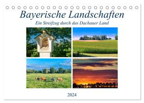 Bayerische Landschaften – Ein Streifzug durch das Dachauer Land (Tischkalender 2024 DIN A5 quer), CALVENDO Monatskalender von Klust / www.foto-jk.de,  Jürgen