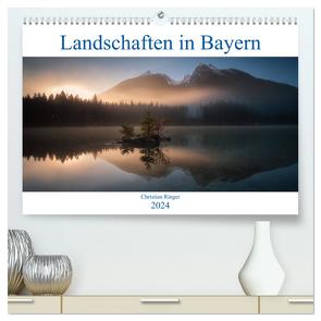 Bayerische Landschaften (hochwertiger Premium Wandkalender 2024 DIN A2 quer), Kunstdruck in Hochglanz von Ringer,  Christian