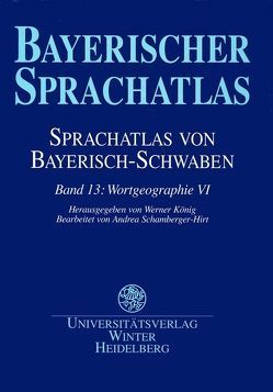 Sprachatlas von Bayerisch-Schwaben (SBS) / Wortgeographie VI von Funk,  Edith, König,  Werner, Renn,  Manfred, Schamberger-Hirt,  Andrea, Schwarz,  Brigitte